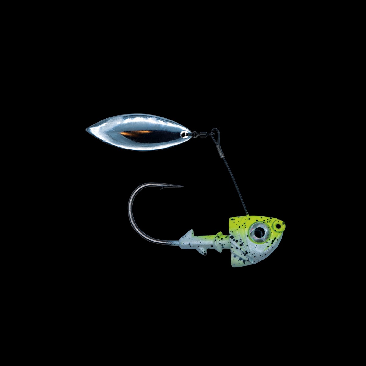 1ST GEN FISHING HD TOP SPIN JIG - 1/2 OZ - 1/2OZ | CHART/WHITE
