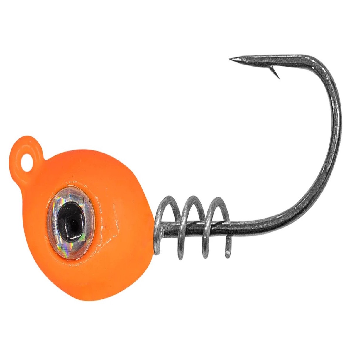1 Standard Fishing Dock Shooter Jigheads - Orange 1/16oz