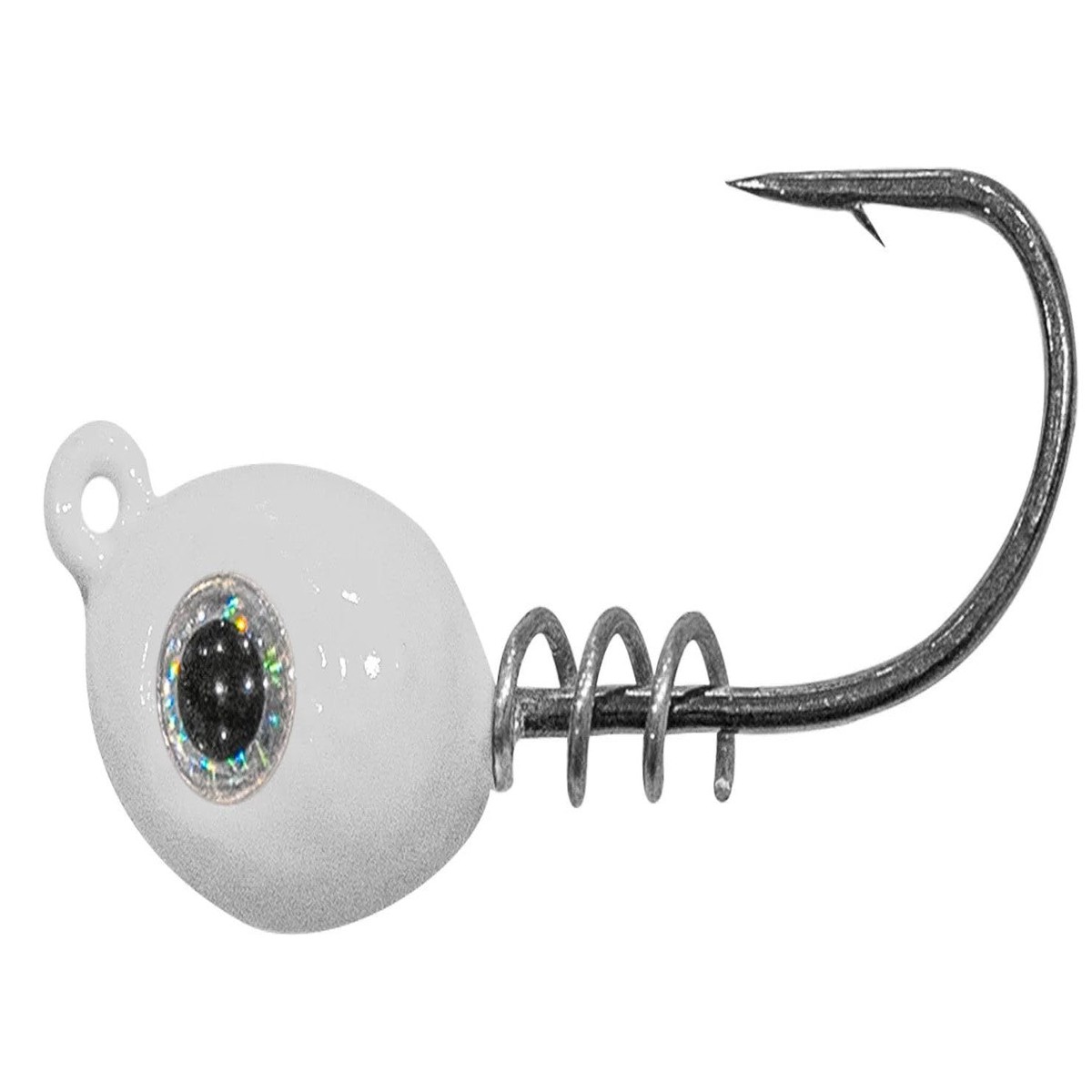 1 Standard Fishing Dock Shooter Jigheads - Pearl 1/16oz